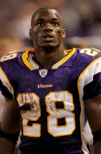 Minnesota Vikings running back Adrian Peterson