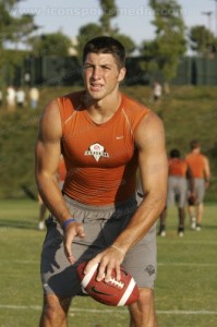 Denver Broncos QB Tim Tebow 