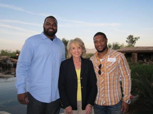 michael oher and sanford gov brewer